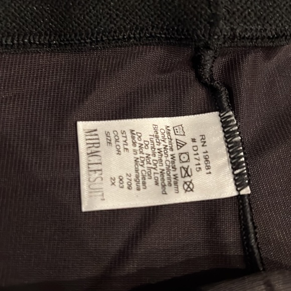 MiracleSuit black shape-wear 2X - Picture 4 of 5